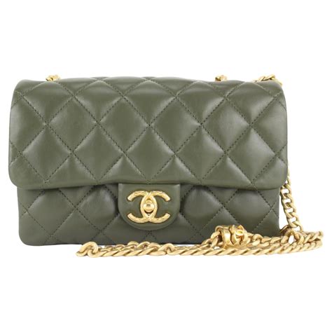 khaki chanel bag|chanel lambskin bag.